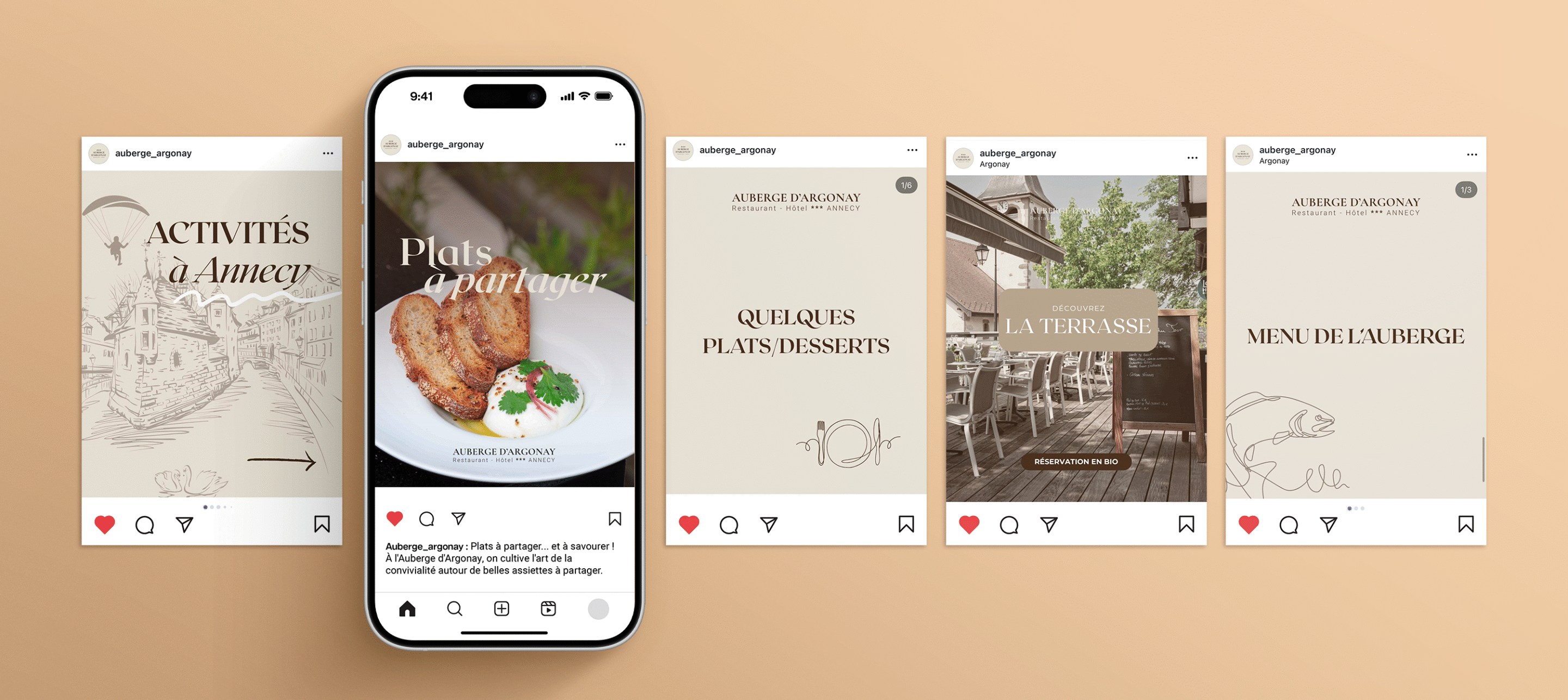 Auberge d'Argonay - gestion réseaux sociaux 30 février