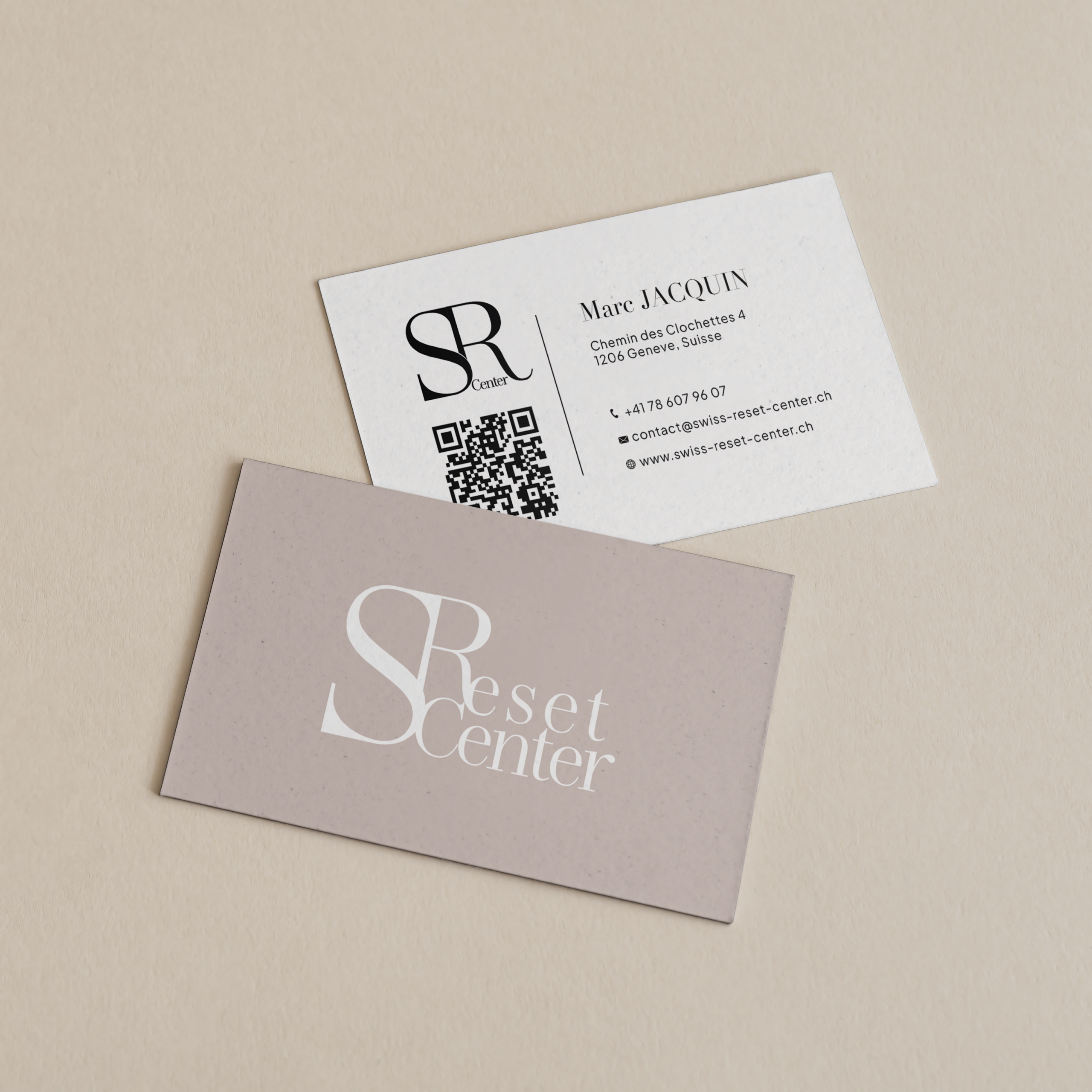 Carte de visite Swiss Reset Center Genève